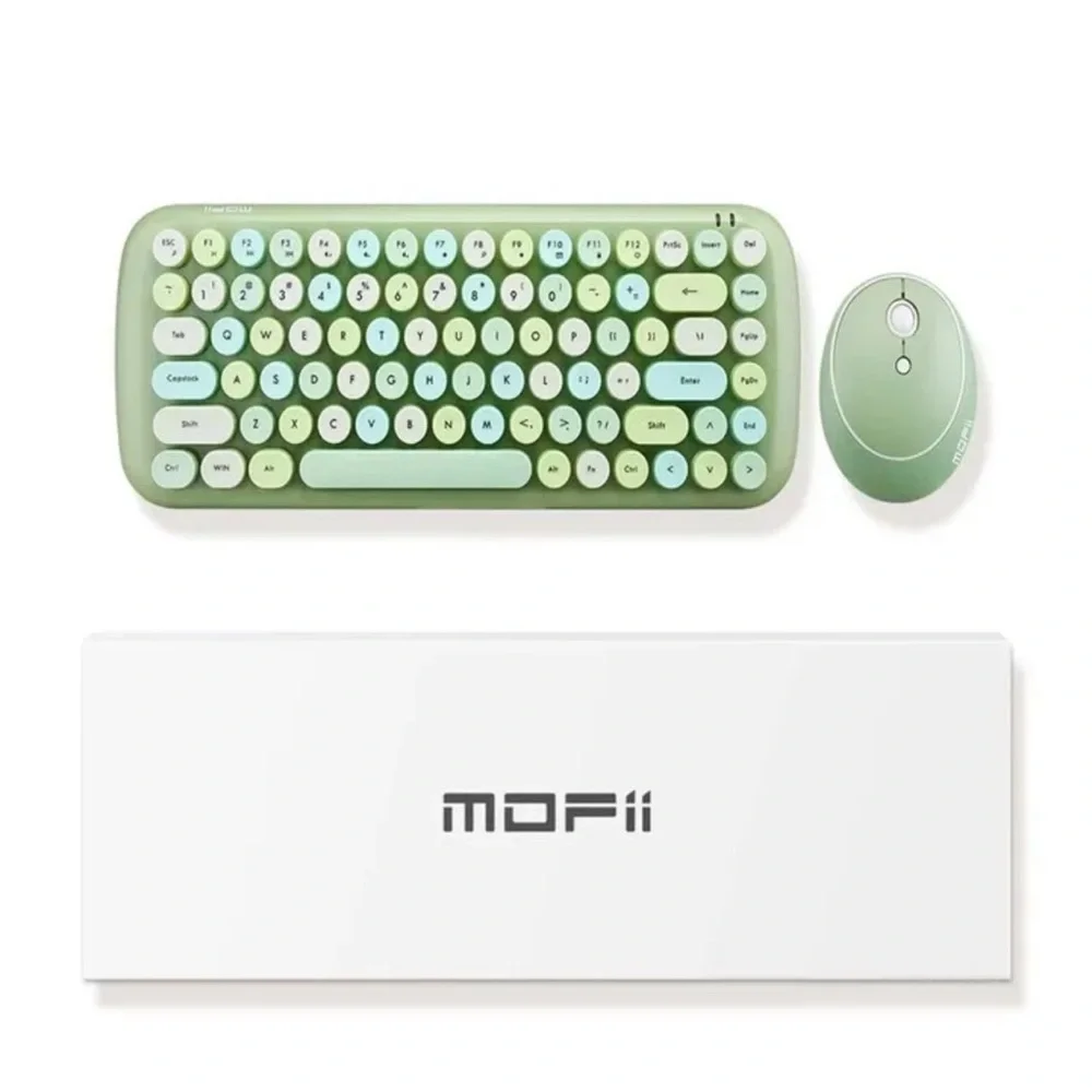 BNWOT | MOFII 2.4G Green Wireless Keyboard & Mouse - Picture 5 of 5